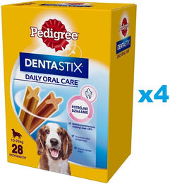 Pedigree DentaStix Zahnpflege-Snack für Hunde Adult mit Huhn und Rind Mittel 4 x 180g - 4 x 180 g – Bild 1 von 7