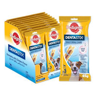 Produktbild von Pedigree DentaStix Zahnpflege-Snack für kleine Hunde Junior mit Huhn 18 x 45g - 18 x 45 g