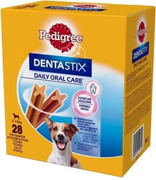 Pedigree Dentastix Zahnpflege-Snack für kleine Hunde mit Rind und Huhn ohne Zucker und Farbstoffe 28 Stück – Bild 1 von 4