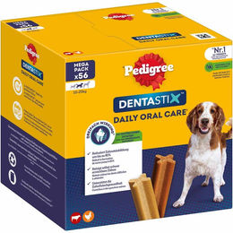 Produktbild von Pedigree DentaStix Zahnpflege-Snack für mittelgroße Hunde 112 Stück