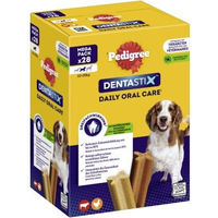 Produktbild von Pedigree DentaStix Zahnpflege-Snack für mittelgroße Hunde Adult Huhn und Rind 720 g - 28 x 720 g