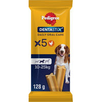 Produktbild von Pedigree DentaStix Zahnpflege-Snack Medium für Hunde 5 Sticks