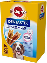 Produktbild von Pedigree DentaStix Zahnsnack für Hunde mittlere Rassen mit Huhn und Rind 4x180g - 4 x 180 g