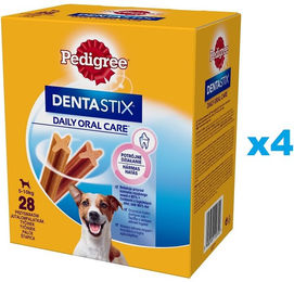 Pedigree DentaStix Zahnsnack für kleine Hunde Adult mit Rind und Huhn ohne Zucker und Farbstoffe 4 x 110g - 4 x 110 g – Bild 1 von 13