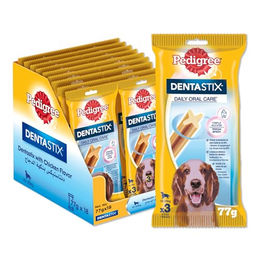 Pedigree DentaStix Zahnsnack für mittelgroße Hunde mit Huhn 54 Stück - 18 x 77 g – Bild 1 von 7