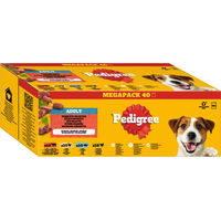 Produktbild von Pedigree Hund Nassfutter Adult Gemischte Selektion Stückchen in Gelee 40 x 100g - 40 x 100 g