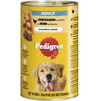 Produktbild von Pedigree Hund Nassfutter Adult Huhn mit Stückchen in Gelee 12x 1,2 kg - 12 x 1,2 kg