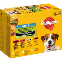 Produktbild von Pedigree Hund Nassfutter Adult Stückchen in Sauce Gemischte Selektion 24 x 100 g - 12 x 100 g