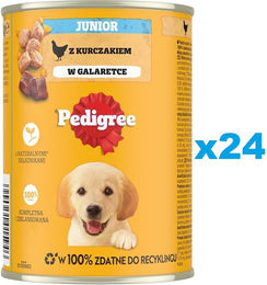 Pedigree Hund Nassfutter für Welpen mit Huhn in Gelee 24 x 400 g - 24 x 400 g – Bild 1 von 5
