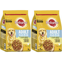 Produktbild von Pedigree Hundefutter Adult Geflügel mit Gemüse 2 x 3kg ohne künstliche Farb- und Aromastoffe