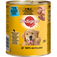 Produktbild von Pedigree Hundefutter Adult Geflügel Pastete 12 x 800 g - 12 x 800 g