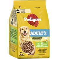 Produktbild von Pedigree Hundefutter Adult Geflügel und Gemüse Beutel 1,4kg - 1,4 kg