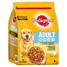 Pedigree Hundefutter Adult Huhn & Gemüse ohne Farb- und Aromastoffe 3 kg - 3 kg – Bild 1 von 2