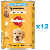 Produktbild von Pedigree Hundefutter für Welpen mit Huhn in Gelee 12 x 400 g - 12 x 400 g