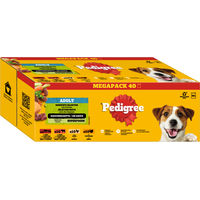 Produktbild von Pedigree Hundefutter Nassfutter Adult Stückchen in Sauce Gemischte Selektion 40 x 100g - 40 x 100 g