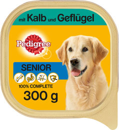 Pedigree Hundefutter Senior Paté mit Kalb und Geflügel 300 g – Bild 1 von 2