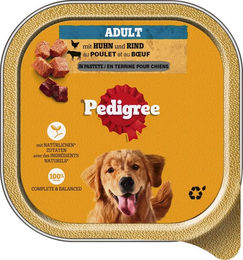 Produktbild von Pedigree Hundepaté Huhn und Rind in der Schale