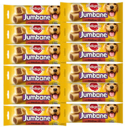 Pedigree Jumbone Kausnacks mit Rind für adulte mittelgroße Hunde ohne Farb- und Aromastoffe 12 x 180 g - 12 x 180 g – Bild 1 von 3