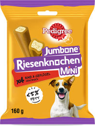 Pedigree Jumbone Mini Kausnack für Hunde mit Rind und Geflügel 160 g – Bild 1 von 2