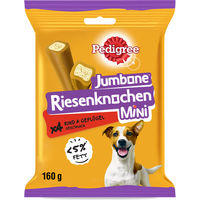 Produktbild von Pedigree Jumbone Mini Kausnack für Hunde mit Rind und Geflügel 160 g