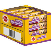 Produktbild von Pedigree Jumbone Riesenknochen Hundesnack Rind und Geflügel ohne Farb- und Aromastoffe 2400g - 12 x 2 Stk.