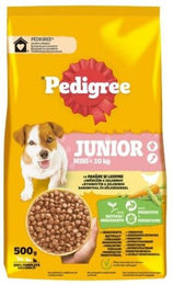 Pedigree Junior Mini Welpenfutter mit Geflügel und Huhn 500 g – Bild 1 von 2
