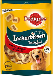 Pedigree Leckerbissen Kau-Schnitten Hundesnacks mit Rind und Geflügel ohne Farb- und Aromastoffe 155g - 6 x 155 g – Bild 1 von 7