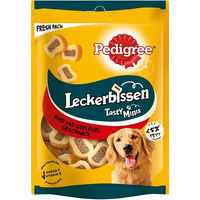 Produktbild von Pedigree Leckerbissen Kau-Schnitten Hundesnacks mit Rind und Geflügel ohne Farb- und Aromastoffe 155g - 6 x 155 g