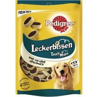 Produktbild von Pedigree Leckerbissen Mini-Happen Hundesnack Rind mit Käse ohne Farb- und Aromastoffe 140g - 12 x 140 g