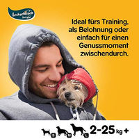 Produktbild von Pedigree Leckerbissen Mini-Happen Hundesnacks Rind ohne Farb- und Aromastoffe 6x140g - 6 x 140 g