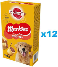 Pedigree Markies Knusperkekse für adulte Hunde ohne Farb- und Aromastoffe 12x500g - 12 x 500 g – Bild 1 von 3