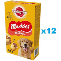 Produktbild von Pedigree Markies Knusperkekse für adulte Hunde ohne Farb- und Aromastoffe 12x500g - 12 x 500 g