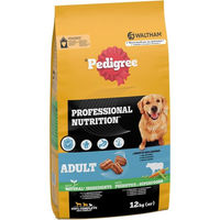 Produktbild von Pedigree Professional Nutrition Adult Hundetrockenfutter mit Rind und Gemüse für große und mittelgroße Hunde 12 kg - 12 kg