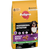 Produktbild von Pedigree Professional Nutrition Adult Maxi Hundefutter mit Geflügel für große Rassen 12 kg - 2 x 12 kg