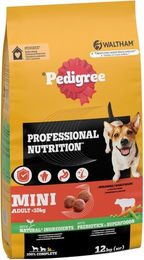 Pedigree Professional Nutrition Adult Mini Trockenfutter mit Rind für kleine Hunde 12 kg – Bild 1 von 13