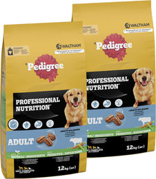 Pedigree Professional Nutrition Hundefutter Adult mit Rind und Gemüse für mittelgroße und große Hunde 2x12 kg – Bild 1 von 1