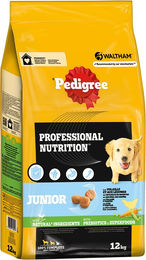 Produktbild von Pedigree Professional Nutrition Junior Welpenfutter Geflügel ohne Farb- und Aromastoffe 2 x 12 kg - 2 x 12 kg