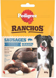 Pedigree Ranchos Belohnungssnack Schwein für Hunde Adult Getreidefrei ohne Zucker 7 x 60 g - 7 x 60 g – Bild 1 von 2
