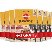 Produktbild von Pedigree Ranchos Cubes Belohnungssnack mit Rind für Hunde aller Altersstufen 490 g