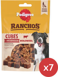 Pedigree Ranchos Cubes Belohnungssnack mit Rind für Hunde und Welpen ohne Zucker und künstliche Aromen 490 g – Bild 1 von 1
