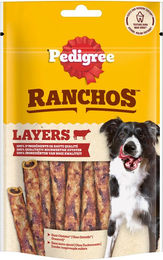 Pedigree Ranchos Layers Kausnack für Hunde mit Rind und Huhn getreidefrei 8 x 60 g - 8 x 60 g – Bild 1 von 2