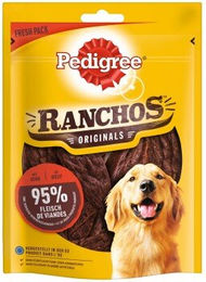 Pedigree Ranchos Originals Hundeschmack Trockenfleisch Rind ohne Farb- und Aromastoffe 7x70g - 7 x 70 g – Bild 1 von 3