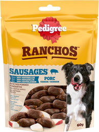 Pedigree Ranchos Sausages Belohnungssnack für Hunde 60 g – Bild 1 von 2