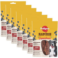 Produktbild von Pedigree Ranchos Superfoods Kausnack für Hunde Adult mit Rind ohne Zucker und künstliche Aromen 490g