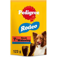 Produktbild von Pedigree Rodeo Beef Kausnack mit Rind und Leber für Hunde 70 g
