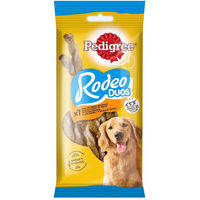 Produktbild von Pedigree Rodeo Duos Kausnack für erwachsene Hunde mit Huhn ohne Farb- und Aromastoffe 123g - 10 x 7 Stk.