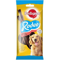 Produktbild von Pedigree Rodeo Hundesnack mit Rind und Büffel ohne Farb- und Aromastoffe 122 g - 122 g