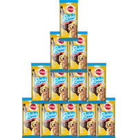 Produktbild von Pedigree Rodeo Kausnack für Hunde mit Rind ohne künstliche Farb- oder Aromastoffe ab 4 Monaten 12 x 122 g