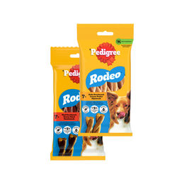 Produktbild von Pedigree Rodeo Kausnack für Hunde mit Huhn