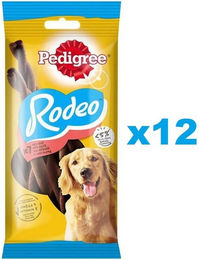 Pedigree Rodeo Zahnpflege-Snack für Hunde mit Rind ohne Farb- und Aromastoffe 12x122 g - 12 x 122 g – Bild 1 von 5